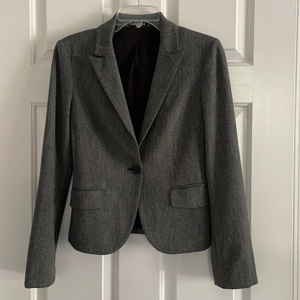 Women’s Black Blazer, Express Size 2